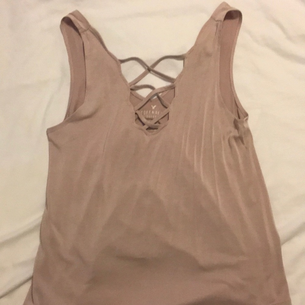 soft and sexy sueded Hollister tank top